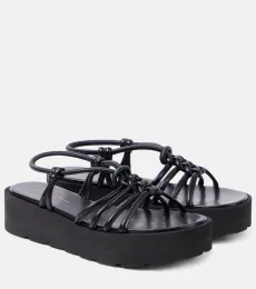 Hebe platform leather sandals Hebe platform leather sandals