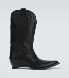 Heel-Less leather cowboy boots Heel-Less leather cowboy boots