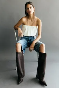Heeled Footed Legging Boots Heeled Footed Legging Boots