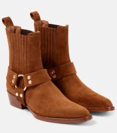 Helena suede biker boots Helena suede biker boots