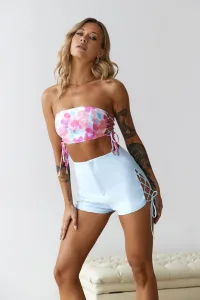 HELLO MOLLY Confetti Bustier Top Multi HELLO MOLLY Confetti Bustier Top Multi