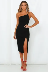 HELLO MOLLY Taking It Back Dress Black HELLO MOLLY Taking It Back Dress Black