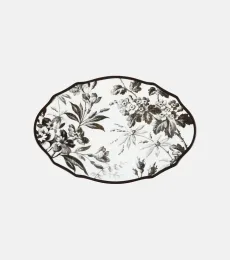 Herbarium porcelain plate Herbarium porcelain plate