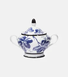 Herbarium porcelain sugar bowl Herbarium porcelain sugar bowl