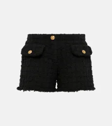 Heritage cotton-blend tweed shorts Heritage cotton-blend tweed shorts