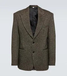Herringbone wool-blend jacket Herringbone wool-blend jacket