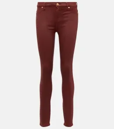 High-rise cotton-blend skinny jeans High-rise cotton-blend skinny jeans