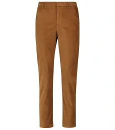 High-rise cotton-blend velvet pants High-rise cotton-blend velvet pants