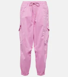 High-rise cotton cargo pants High-rise cotton cargo pants