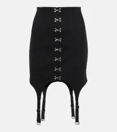 High-rise cotton miniskirt High-rise cotton miniskirt