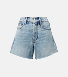 High-rise denim shorts High-rise denim shorts