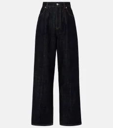 High-rise straight jeans