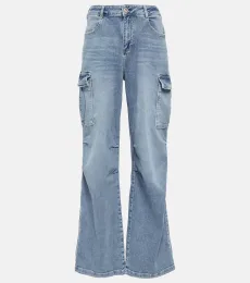 High-rise wide-leg cargo jeans High-rise wide-leg cargo jeans