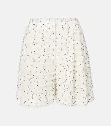 High-rise wool-blend tweed shorts High-rise wool-blend tweed shorts
