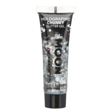 Holographic Chunky Glitter Gel, Silver
