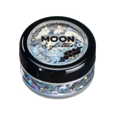 Holographic Chunky Glitter, Silver Holographic Chunky Glitter, Silver