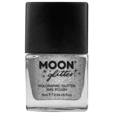 Holographic Glitter Nail Polish, Silver