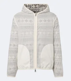 Hooded reversible jacket Hooded reversible jacket