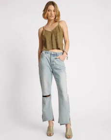 Hooligans Low Waist Relaxed Straight Leg Denim Jeans - Fleetwood, Hooligans Low Waist Relaxed Straight Leg Denim Jeans - Fleetwood,