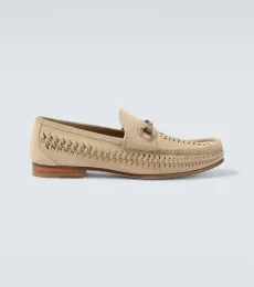 Horsebit 1953 woven suede loafers Horsebit 1953 woven suede loafers