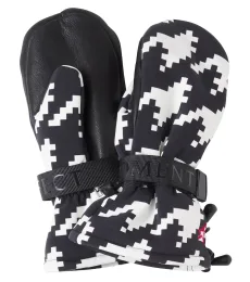 Houndstooth ski gloves Houndstooth ski gloves