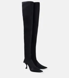 Hourglass over-the-knee boots