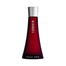 HUGO Deep Red - Eau de Parfum for Her - Ambery Fragrance With Notes Of Clementine, Freesia, Sandalwood edium Longevity 0ml - Black/Flame Red HUGO Deep Red - Eau de Parfum for Her - Ambery Fragrance With Notes Of Clementine, Freesia, Sandalwood edium Longevity 0ml - Black/Flame Red
