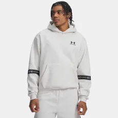 Icon Fleece Taped Men's Hoodie Summit White Black M
