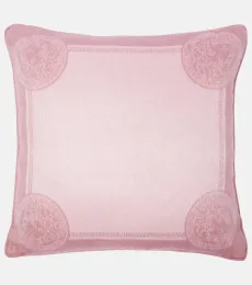 Icon Medusa silk and cashmere cushion