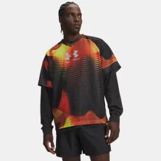 Icon Mesh Men's Short Sleeve Jersey Flash Light Dark Orange Reflective M