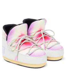 Icon tie-dye snow boots