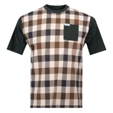 Iconic Macro Check Big Pocket T-Shirt