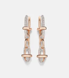 Iconica 18kt gold (7501000) drop earrings with diamonds