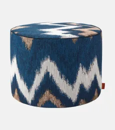 Ikat Zigzag pouf Ikat Zigzag pouf