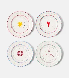 Il Frutto della Passione set of 4 porcelain dinner plates Il Frutto della Passione set of 4 porcelain dinner plates