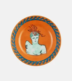Il Viaggio di Nettuno dessert plate by Luke Edward Hall Il Viaggio di Nettuno dessert plate by Luke Edward Hall