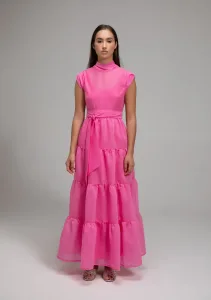 in semi-gloss smooth leather - Hot-Pink