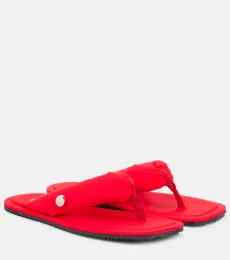Indie canvas thong sandals