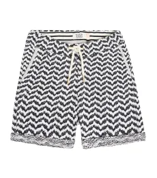 Intarsia cotton-blend knitted shorts Intarsia cotton-blend knitted shorts