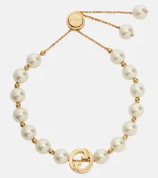 Interlocking G faux pearl bracelet Interlocking G faux pearl bracelet