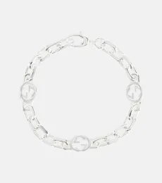 Interlocking G sterling silver bracelet Interlocking G sterling silver bracelet