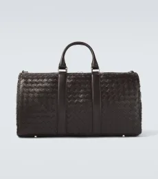 Intrecciato leather duffel bag Intrecciato leather duffel bag
