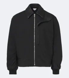 Intrecciato twill blouson jacket Intrecciato twill blouson jacket