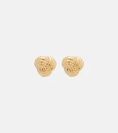 Intreccio 18kt gold-plated sterling silver earrings