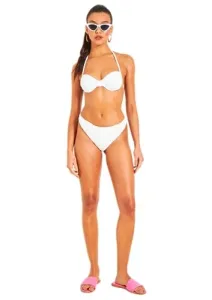 Irla Ivory Halter Neck Ruched Detail Underwire Bikini Top Irla Ivory Halter Neck Ruched Detail Underwire Bikini Top