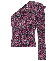 Isabel Marant Rafiki stretch-silk top Isabel Marant Rafiki stretch-silk top
