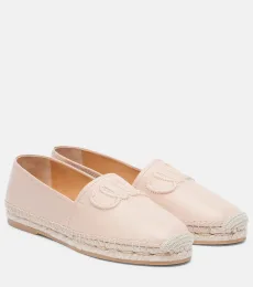 Isla logo leather espadrilles Isla logo leather espadrilles