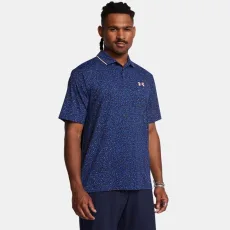 Iso-Chill Verge Mens Polo Tech Blue / Flare Orange / Flare Orange