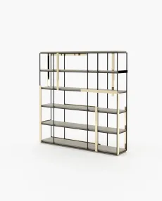 IVES Bookcase & Shelving Aged Oak Veneer Matte