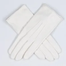 Ivory Silk Lined Italian Leather Gloves Ivory Silk Lined Italian Leather Gloves